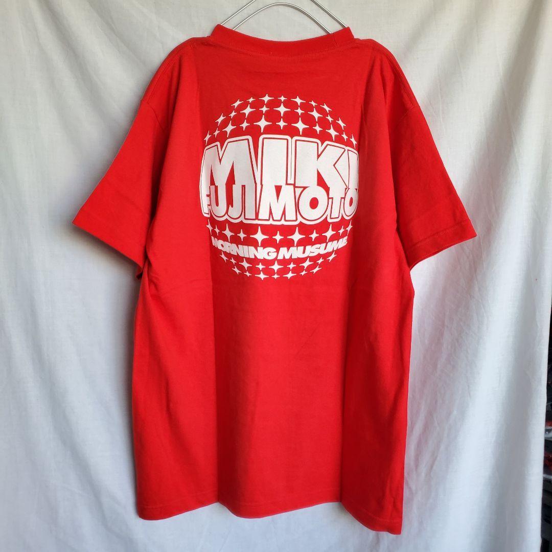 2007 モーニング娘 藤本美貴コンサート半袖 Tシャツ 赤 ミキティ