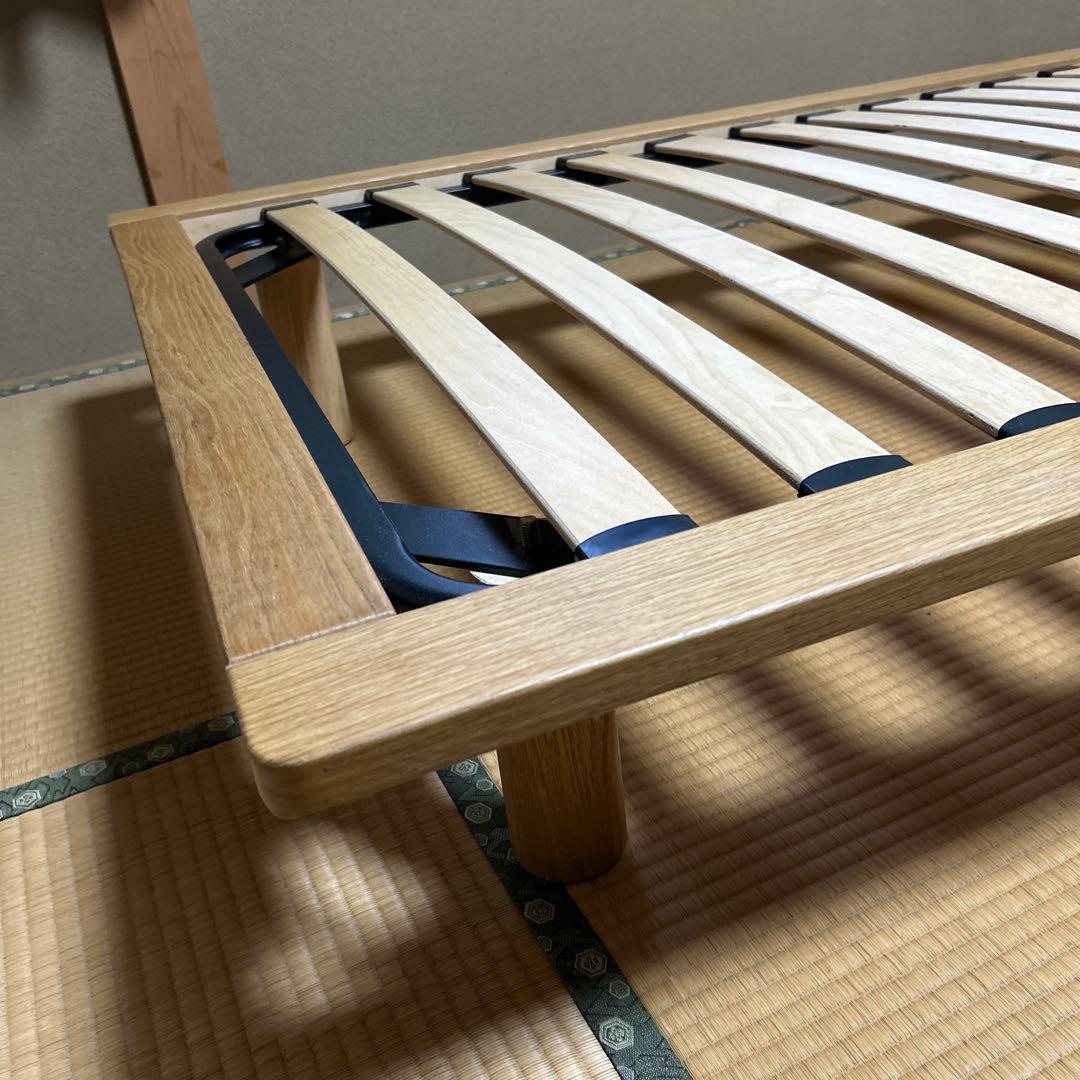 【美品】【無印良品】【旧タイプ】木製 シングル ベッドフレーム