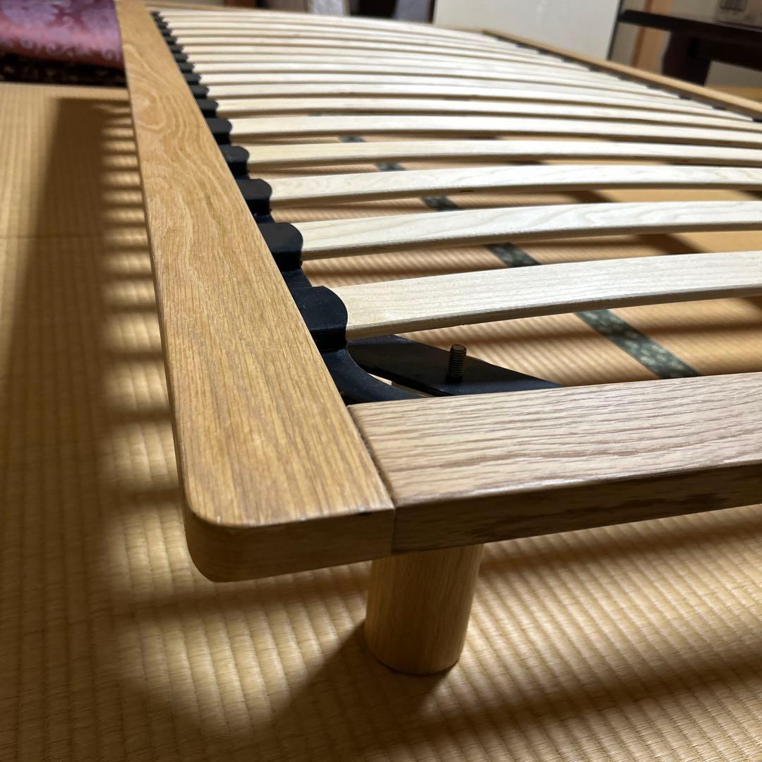 【美品】【無印良品】【旧タイプ】木製 シングル ベッドフレーム