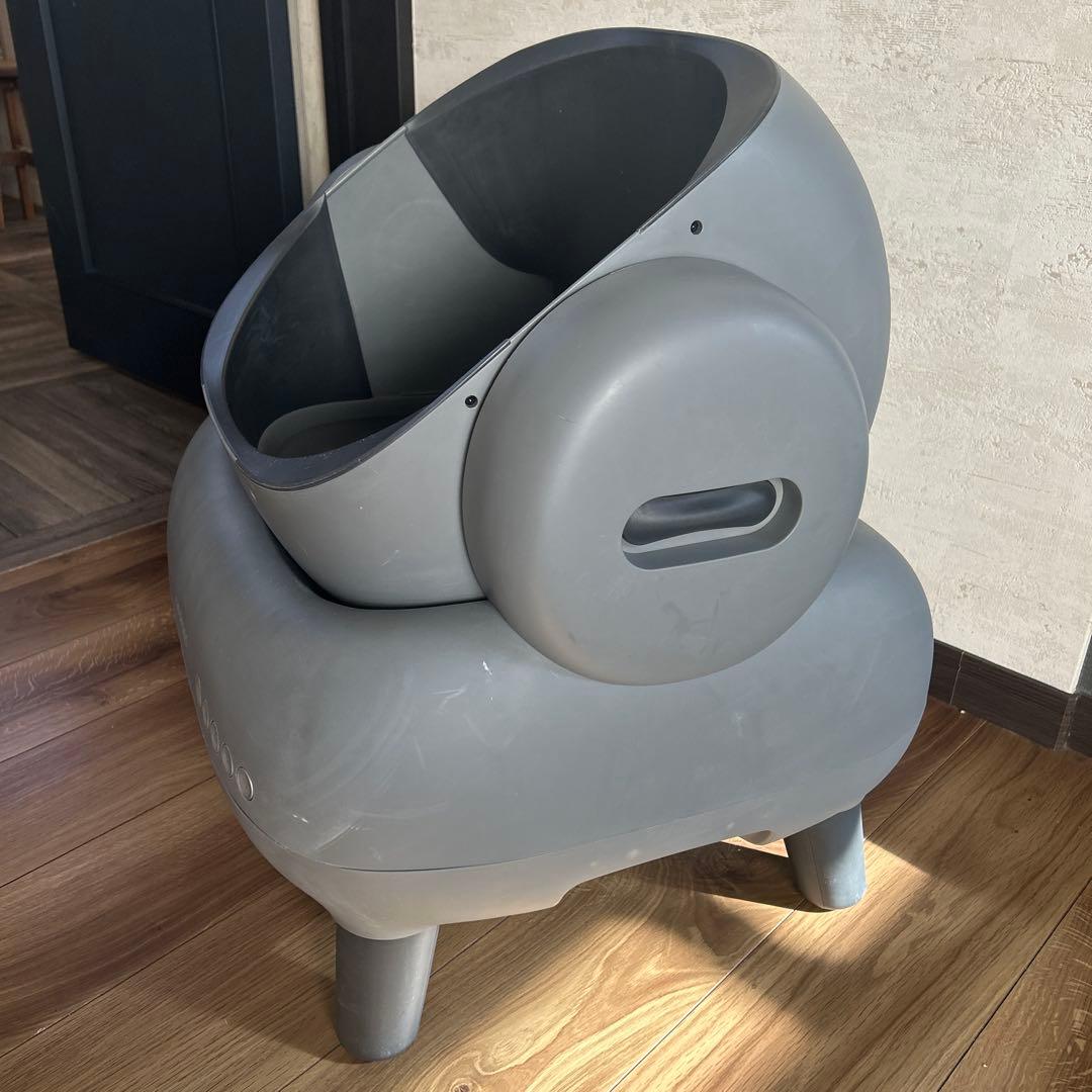Naekasa 自動猫トイレ M1 グレー 専用袋のオマケ付き