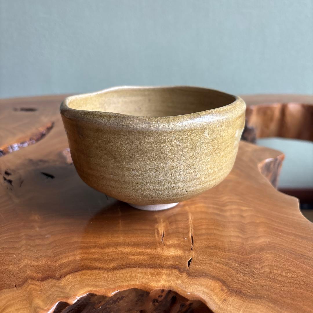 黄楽焼 楽焼 楽印 抹茶碗 茶道具 共箱