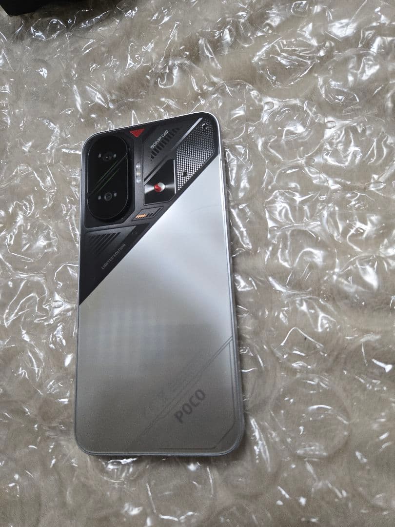 POCO F7 シルバー 256GB 本体（充電器なし）