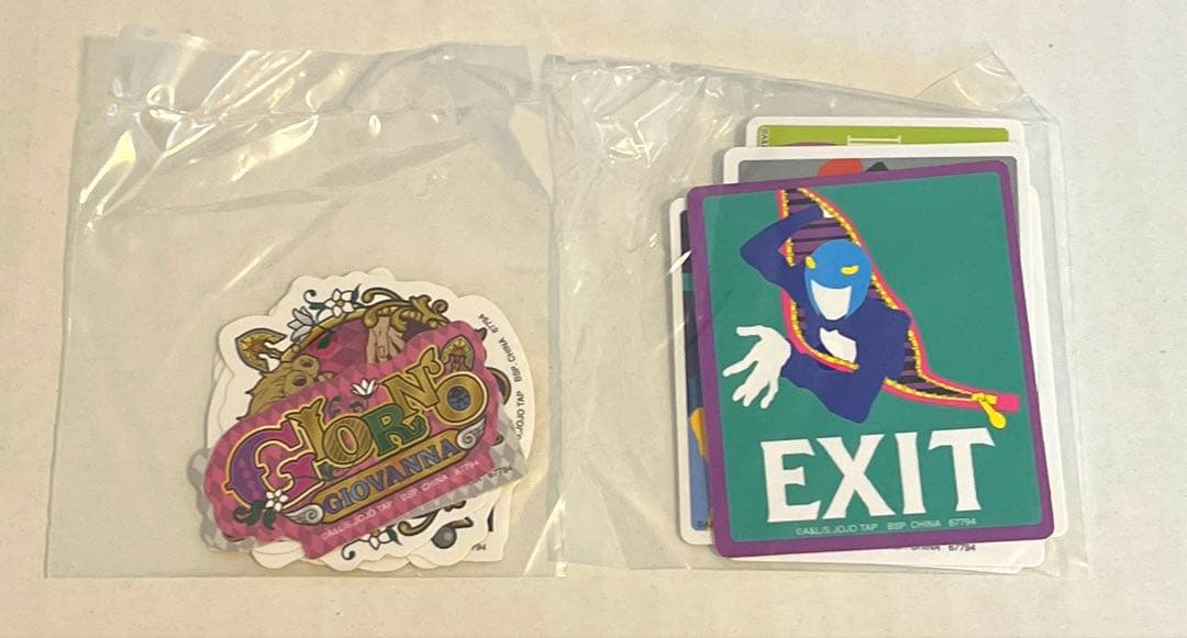 ジョジョの奇妙な冒険　THE JOJO WORLD一番くじ　ジョルノ6点セット