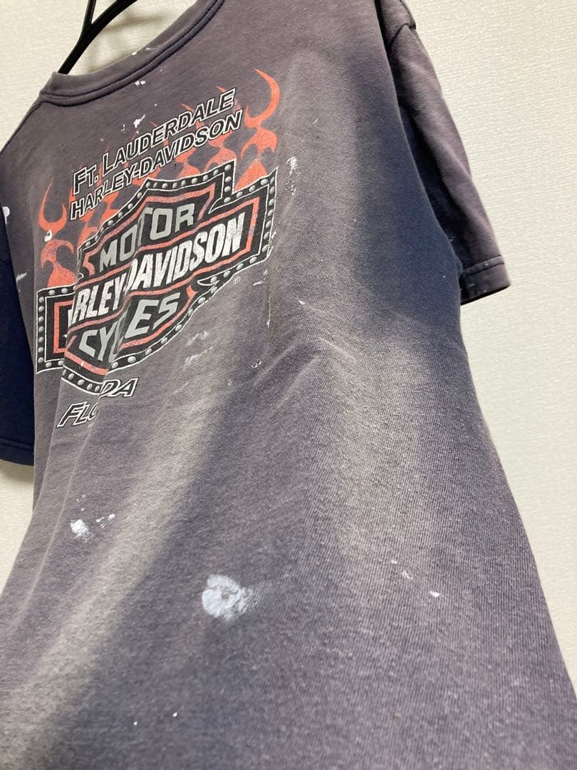 雰囲気◎2001 Harley-Davidson エンジン　フレイム　Tシャツ