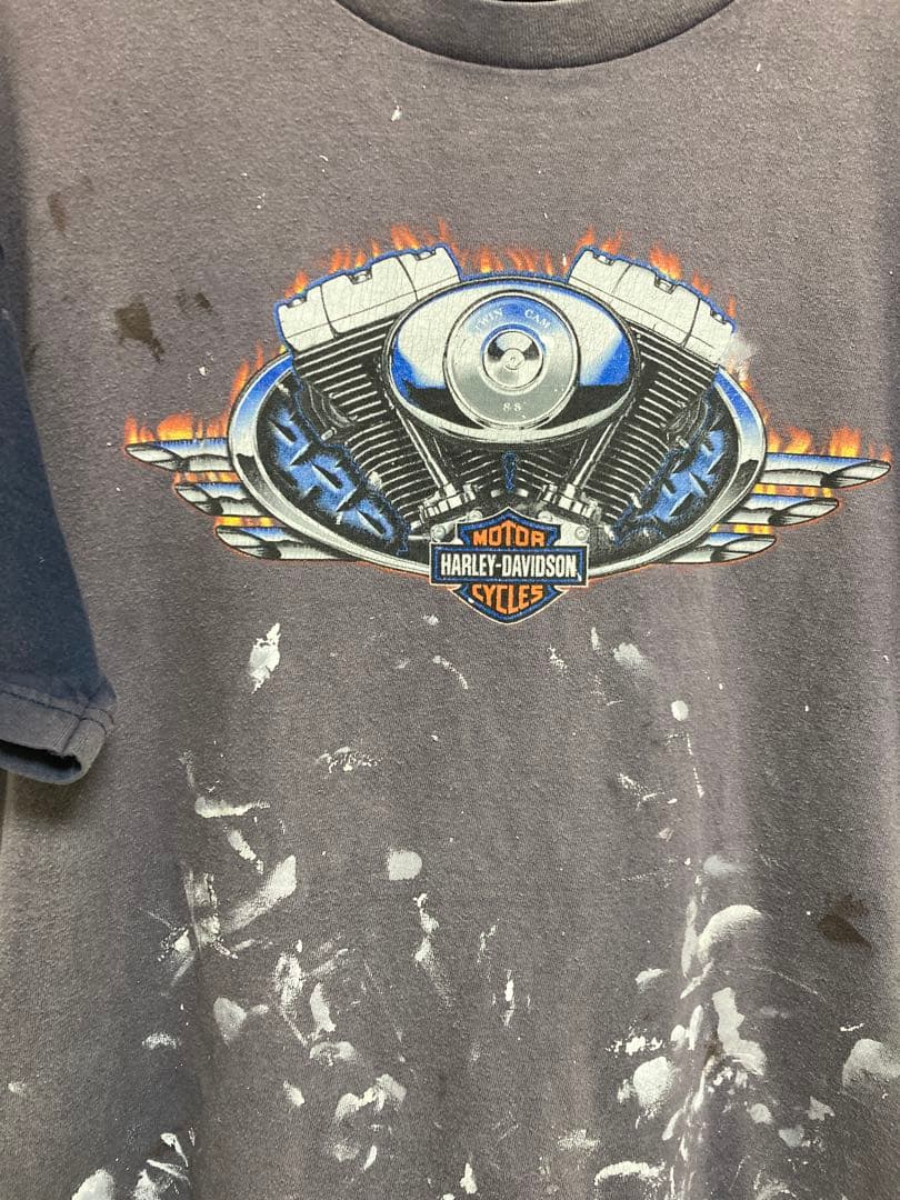 雰囲気◎2001 Harley-Davidson エンジン　フレイム　Tシャツ