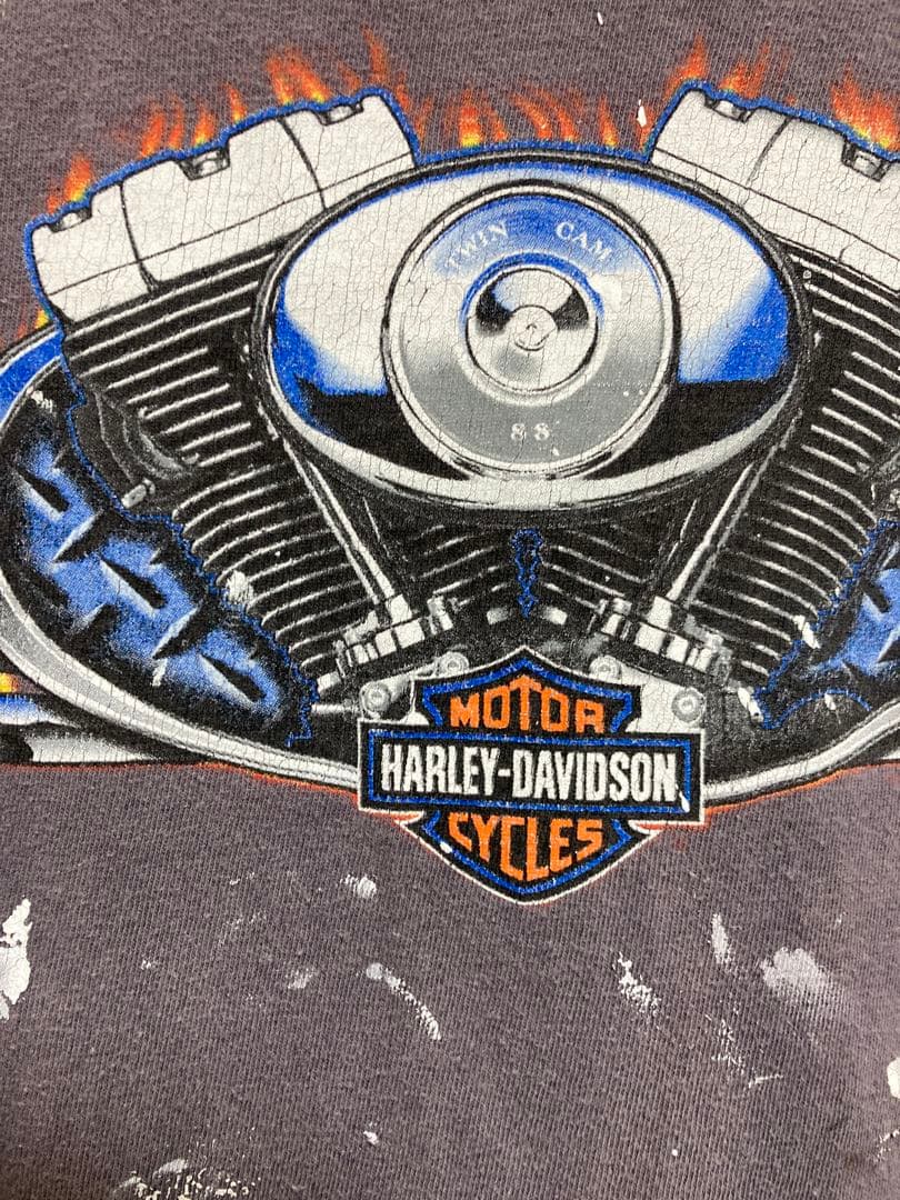 雰囲気◎2001 Harley-Davidson エンジン　フレイム　Tシャツ