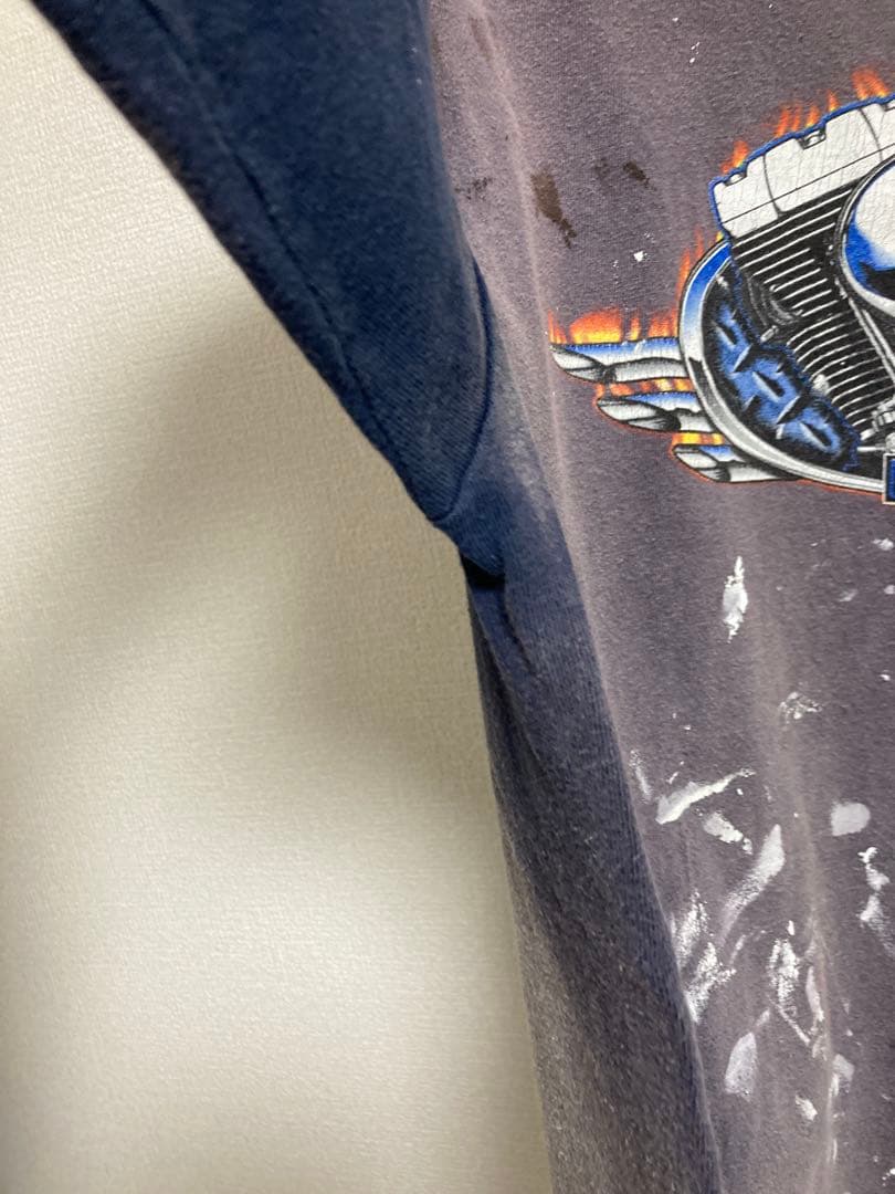 雰囲気◎2001 Harley-Davidson エンジン　フレイム　Tシャツ