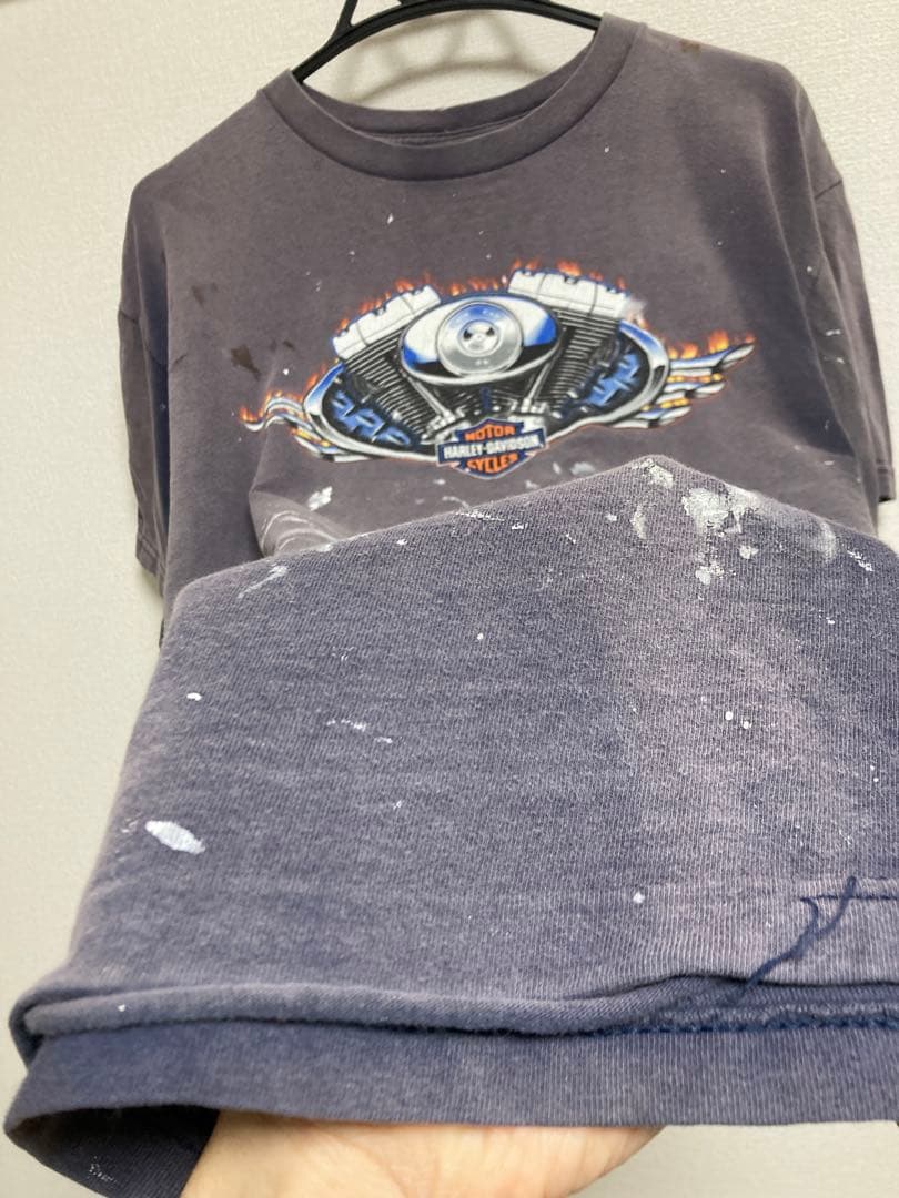 雰囲気◎2001 Harley-Davidson エンジン　フレイム　Tシャツ