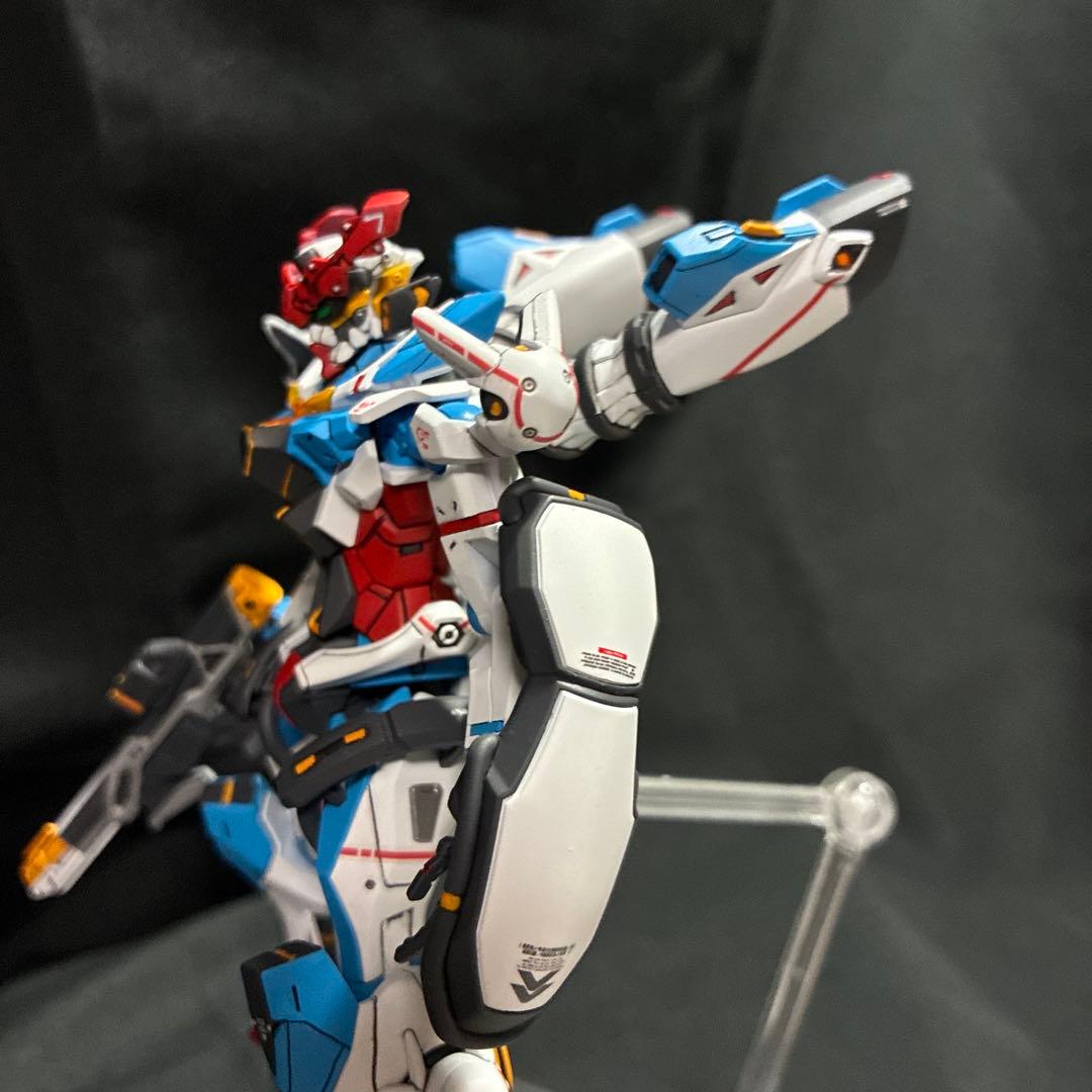 HG ジークアクス　塗装　完成品　＋ジャイアントガトリングセット