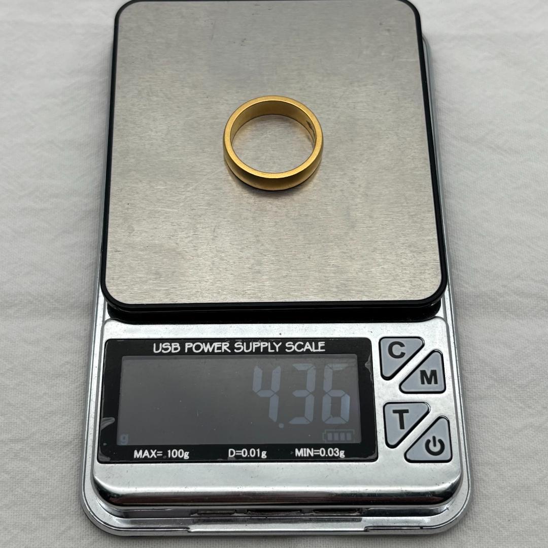 K18金 ゴールドリング 49mm 4.36g 16号