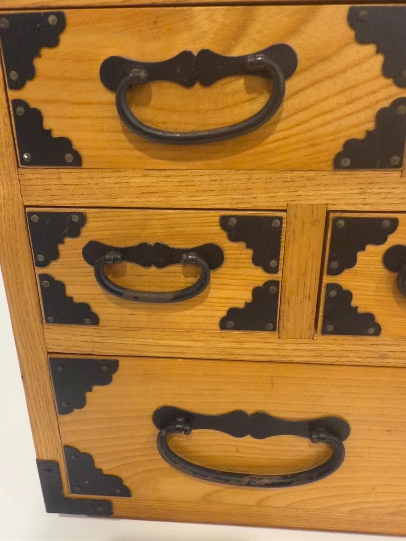 アンティーク 薬箪笥 小物入れ 薬箱 木製 17杯