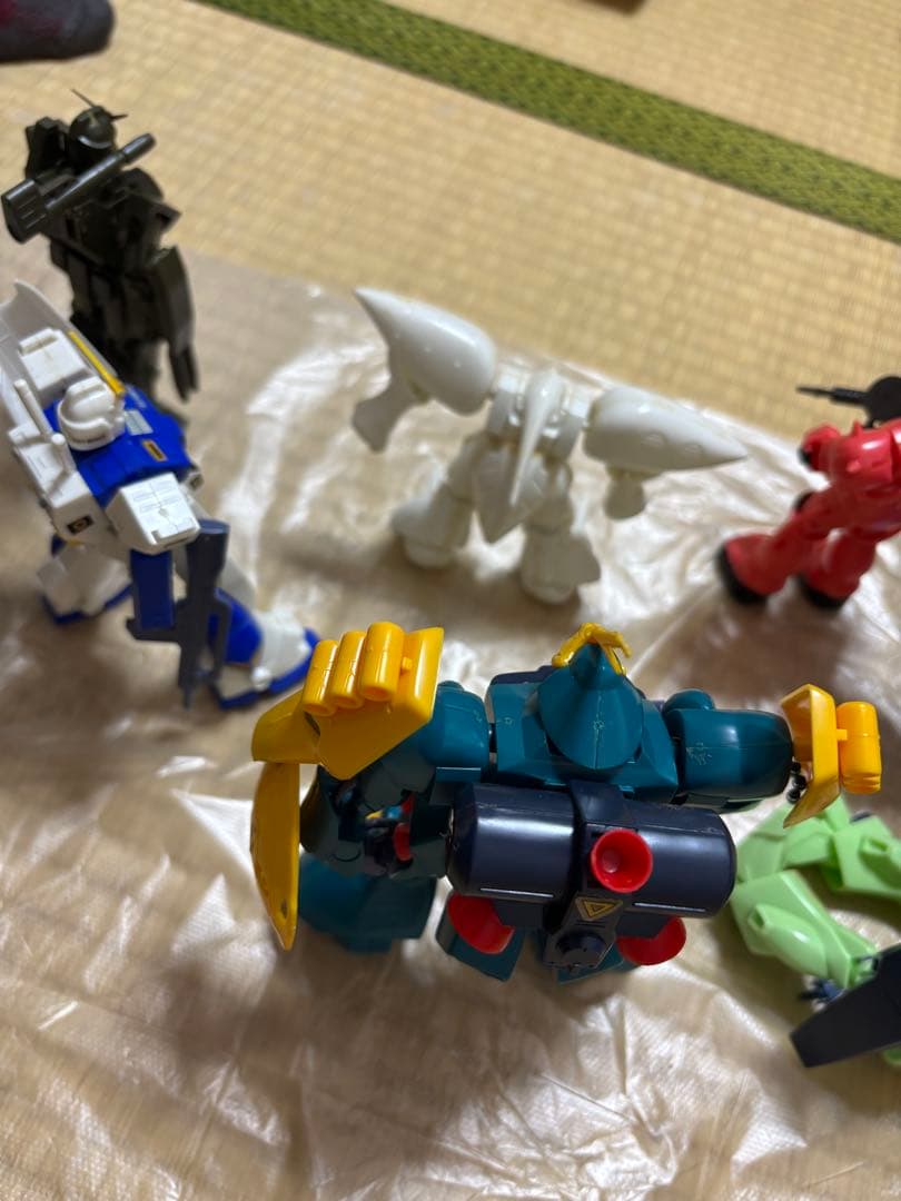 ガンプラ組立済み14点セット　（昭和ジャンク品）