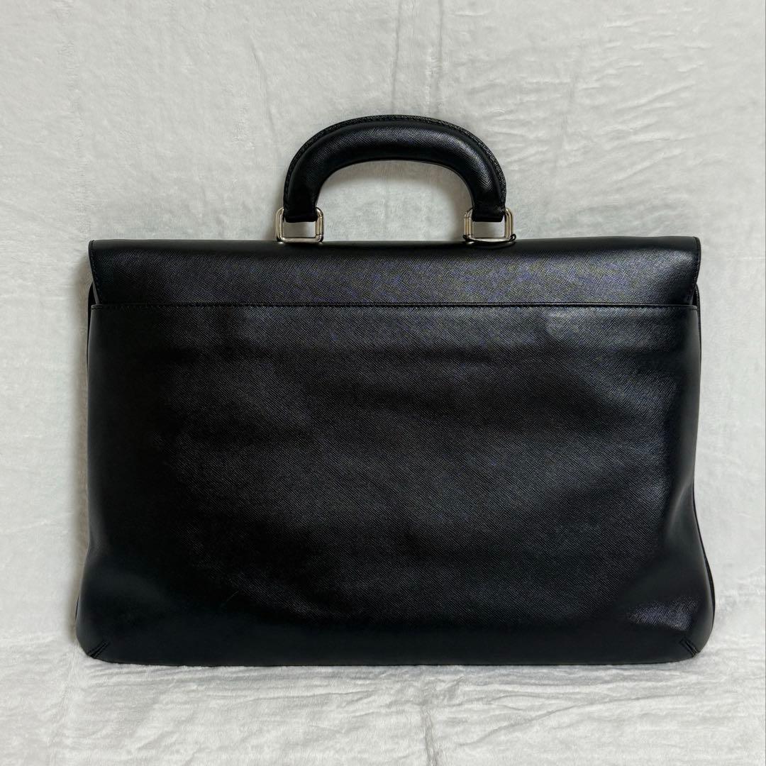 アルマーニ★ブリーフケース★レザー★黒系★未使用タグ付き