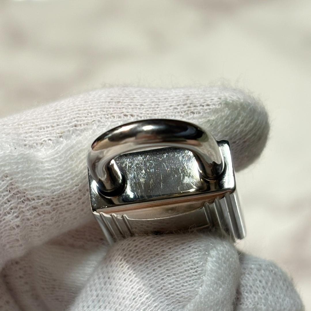 【鏡面仕上】エルメス 南京錠 鍵 No.121 シルバー #B511