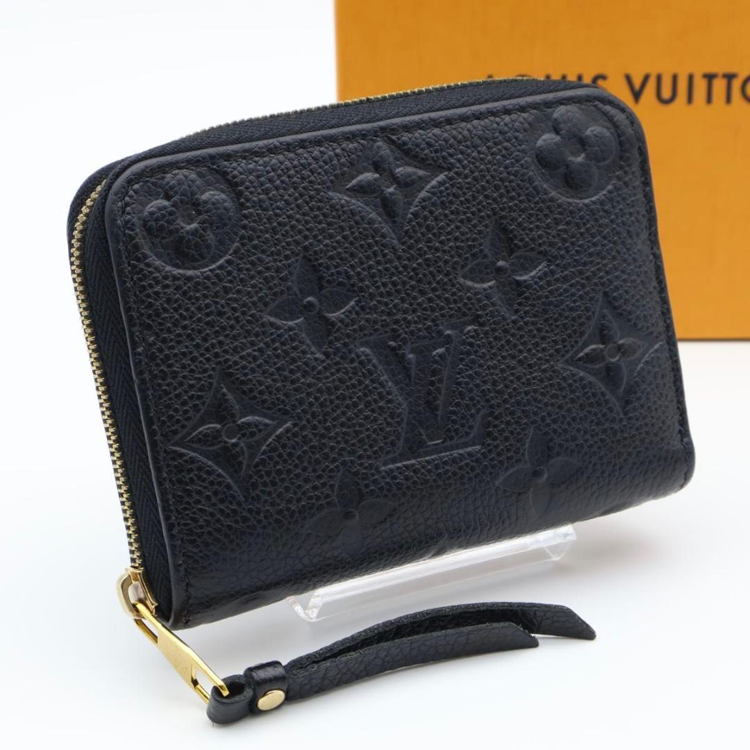 【超極美品】ルイヴィトン　ジッピーパース　モノグラムアンプラント　黒