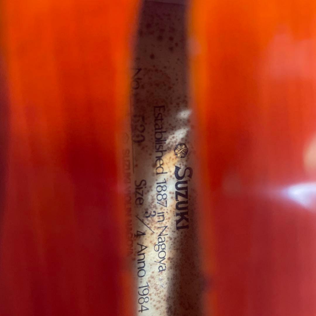 スズキ 分数　バイオリン　520 3/4 1984年