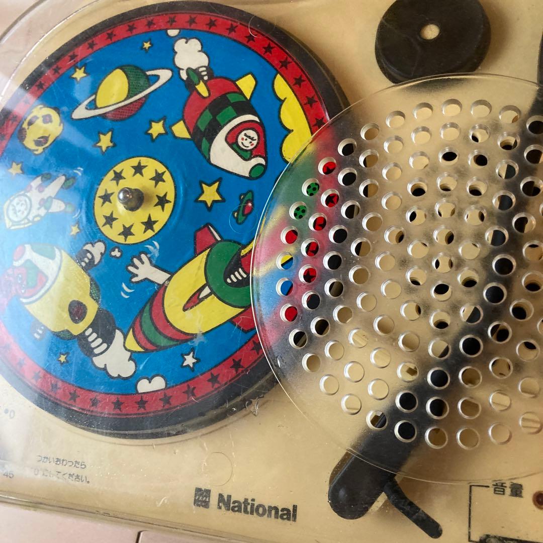 レトロ美品★ナショナルポータブルレコードプレーヤーSG－503N