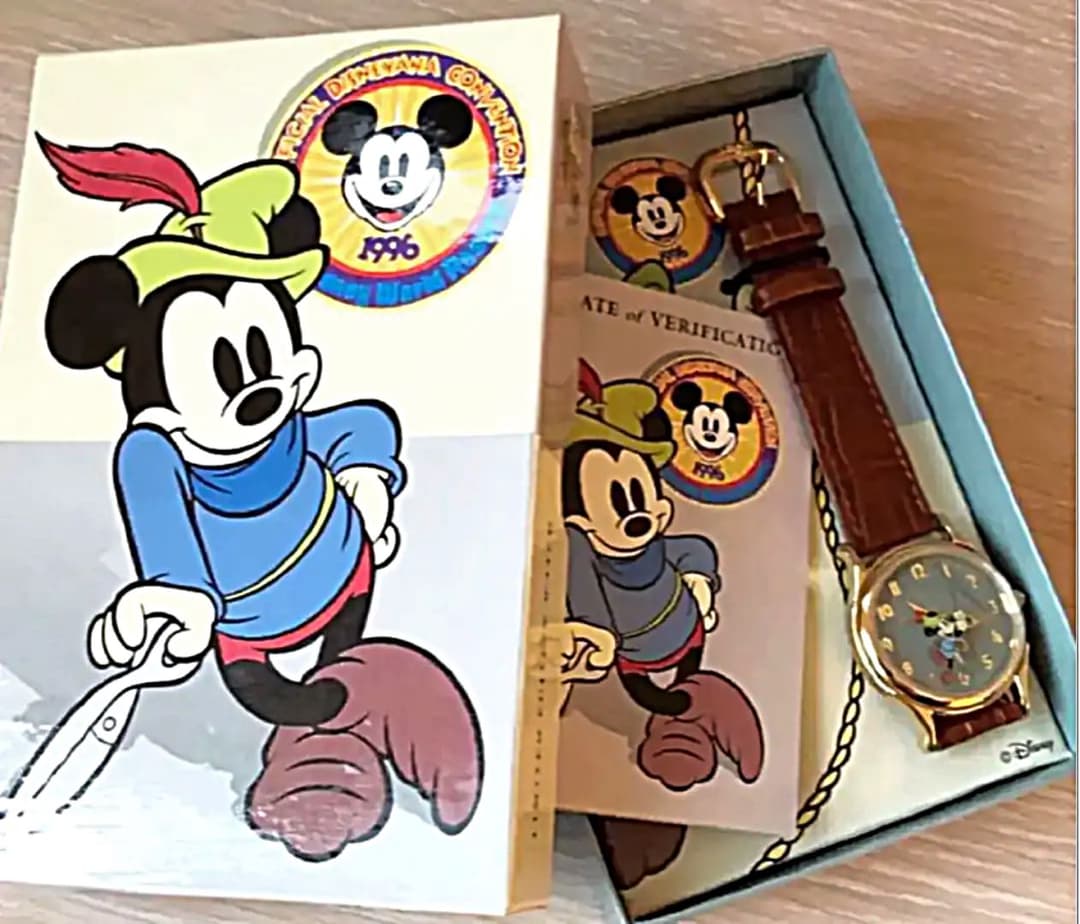 ⭐️最終価格⭐️新品未使用⭐️Disneyana'96公式1800個限定リストウォッチ