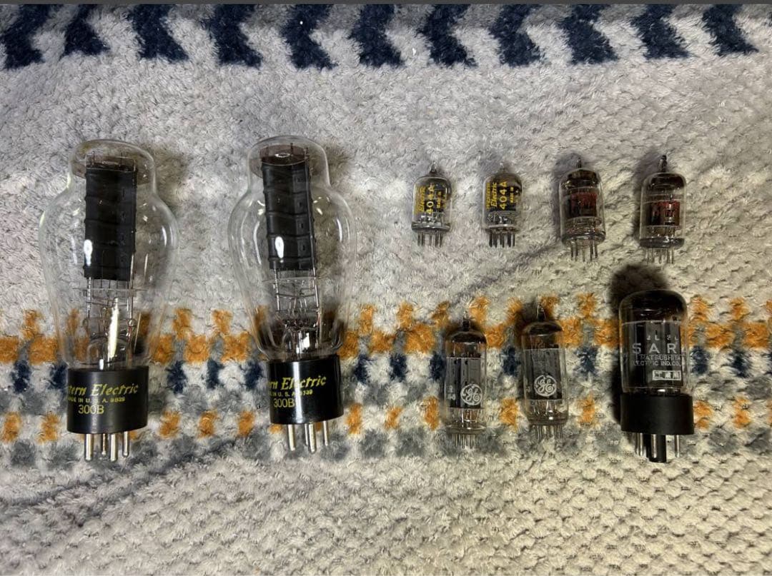 は*ん様 WESTERN ELECTRIC 300B アンプ音出ず　不良品　返品