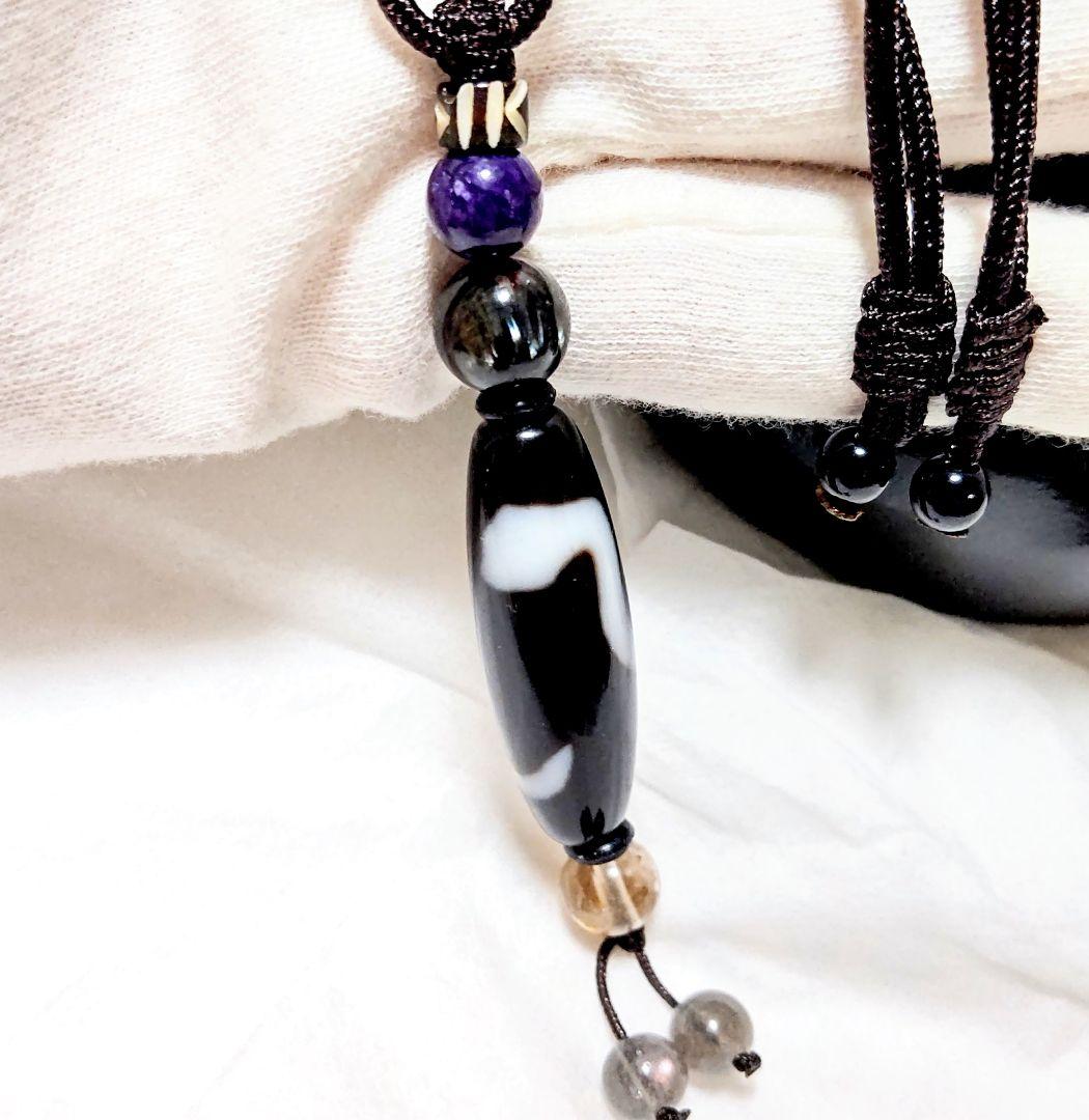 サラちゃん様◆御守り ネックレス【白蛇天珠】プレミアム級至純 レア天然石