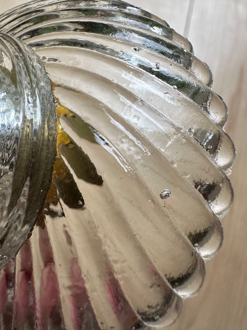 1920年代 フランス アンティーク 螺旋模様の可愛らしいアトリエランプ＊