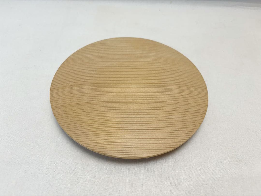 ほぼ未使用 茶道具 杉木地 曲水指 綴目 煎茶道具 茶器 木工芸 水指 水差し