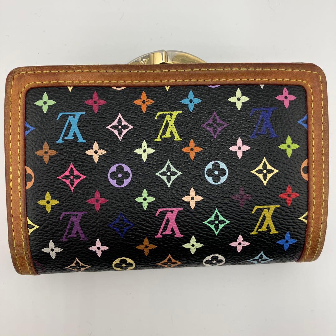 人気✨美品✨ルイヴィトン マルチカラー ポルトモネ ビエ ヴィエノワ ノワール