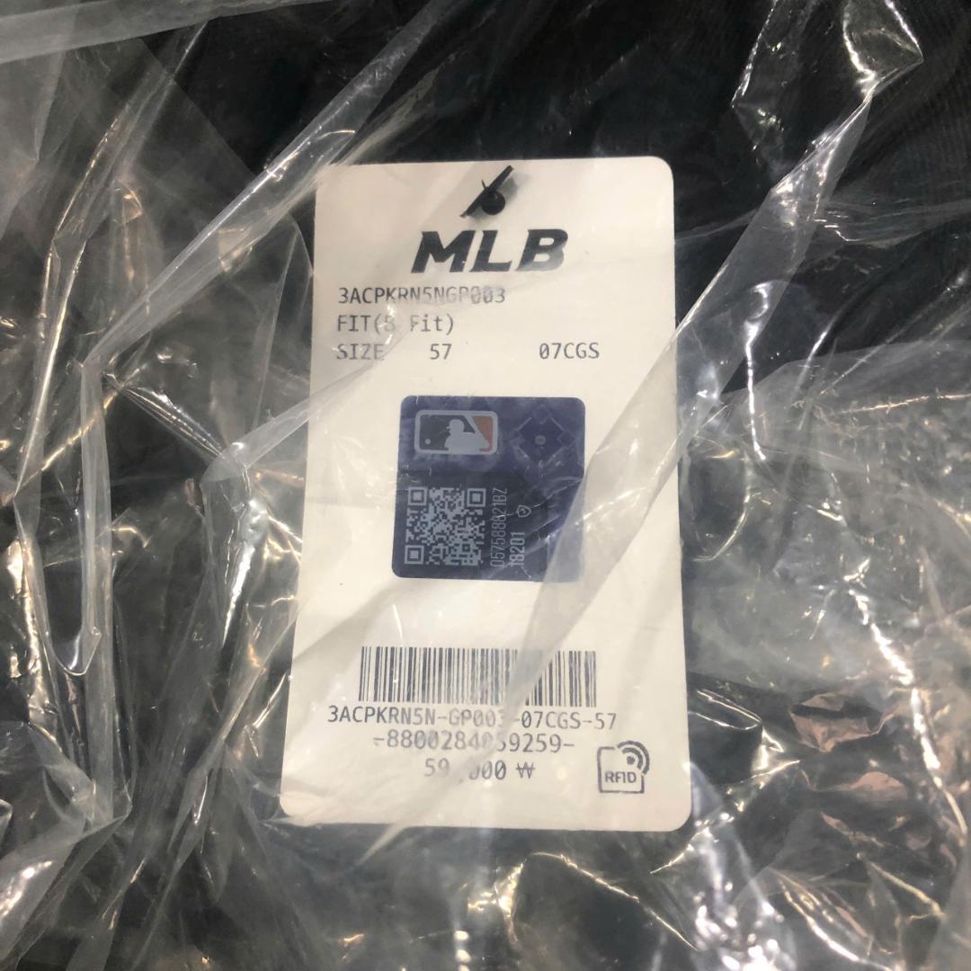 aespa カリナ MLB キャップ 帽子グレー KARINA トレカセット②