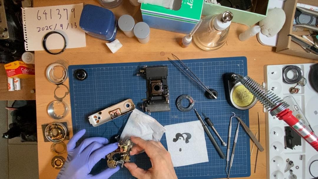 Konica C35 flash matic イエロー【整備済完動品】