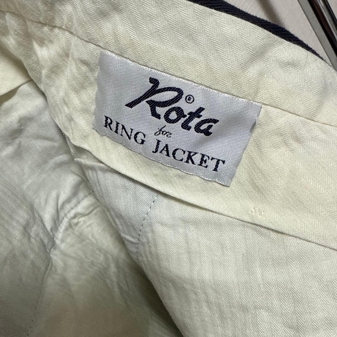 ROTA リングヂャケット　ピーチスキンパンツ　ネイビー　RING JACKET