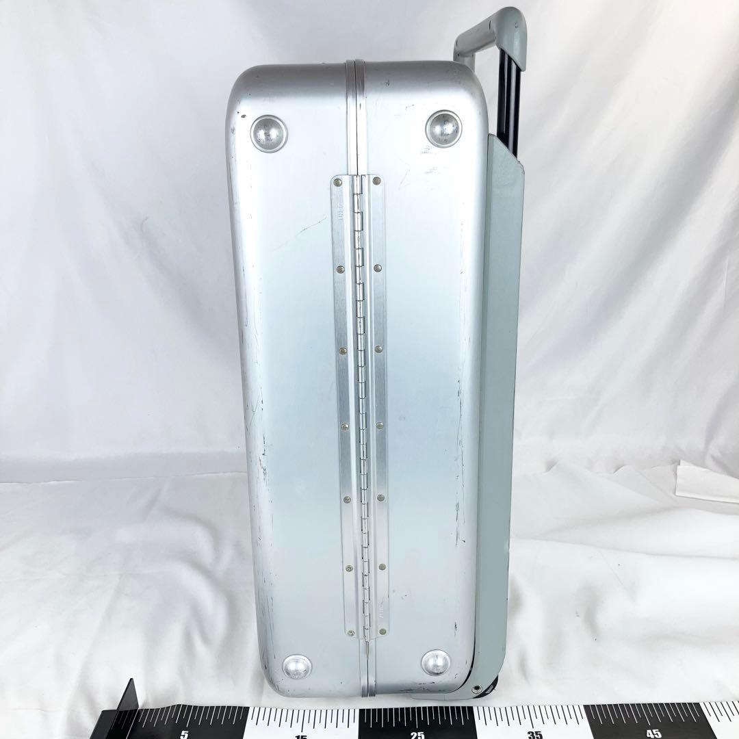 ◆ゼロハリバートン 2輪 スーツケース ぜローラ シルバー アルミ