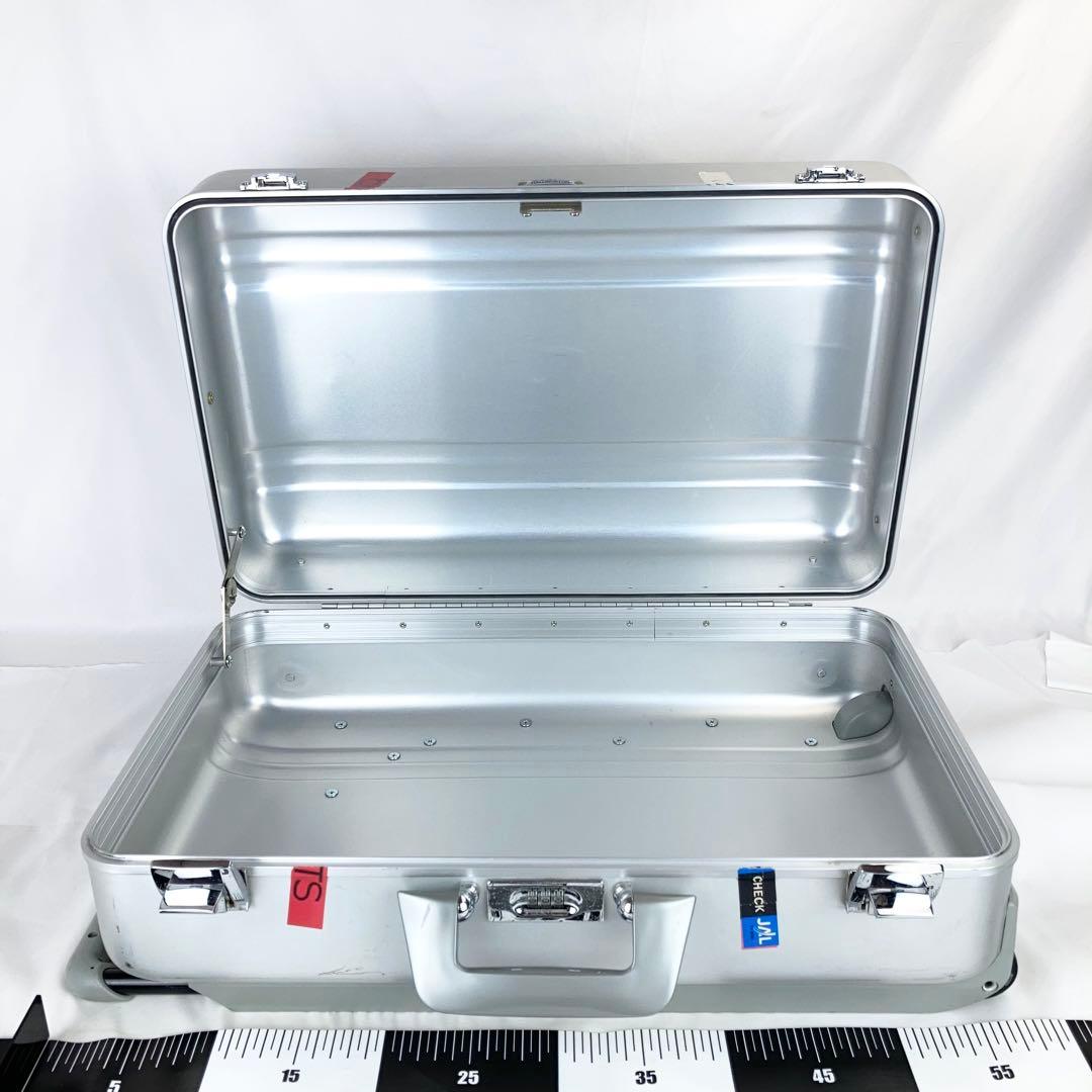 ◆ゼロハリバートン 2輪 スーツケース ぜローラ シルバー アルミ