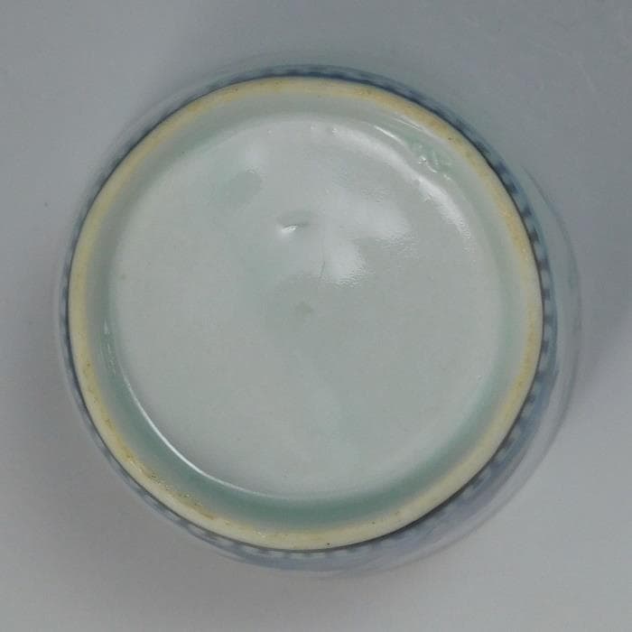 【美品】古伊万里 「竹に雀 蕎麦猪口」染付 江戸後期 送料込み【鳳凰堂】