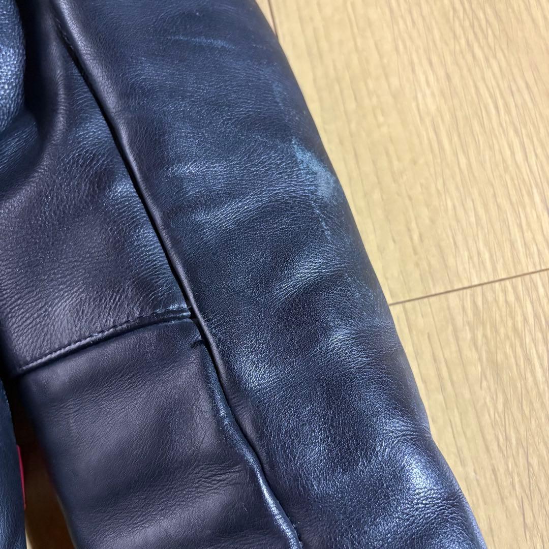 90s banson バンソン　ライダースジャケット　MODEL B 真鍮　赤