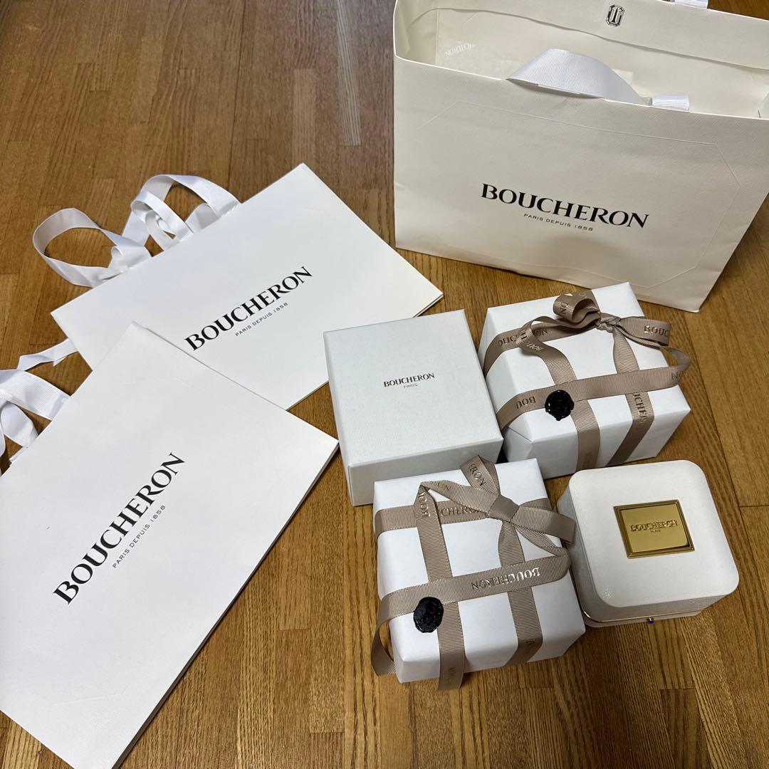 ブシュロン　リングケース　箱　外箱　ショップ袋