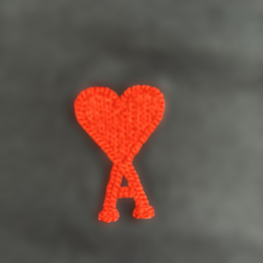 美品　AMI PARIS アミパリス 半袖Tシャツ 濃紺