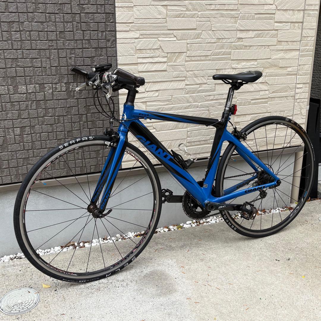 【整備済み】GIANT ジャイアント FCR1 フラットバーロード エアロ 9速