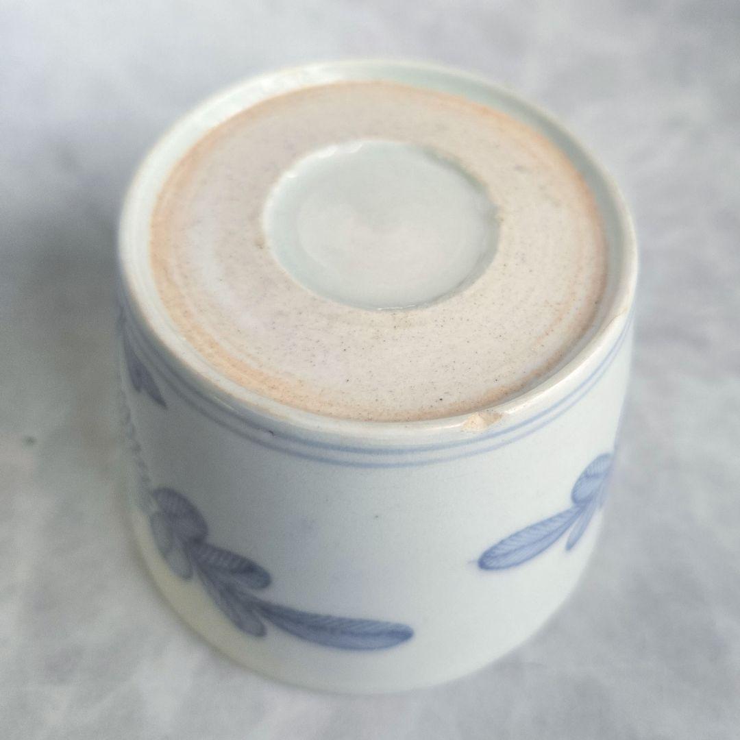 無傷　完品　古伊万里　染付　猪口　蕎麦猪口　江戸時代　向付　骨董　アンティーク