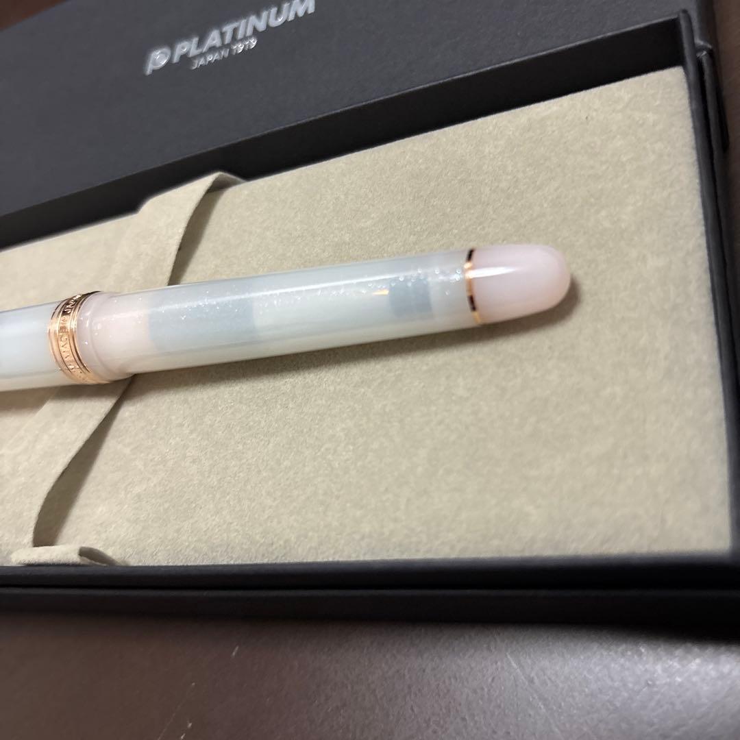 な*ち様 初雪 万年筆　八文字屋 オリジナル　細字 F 限定