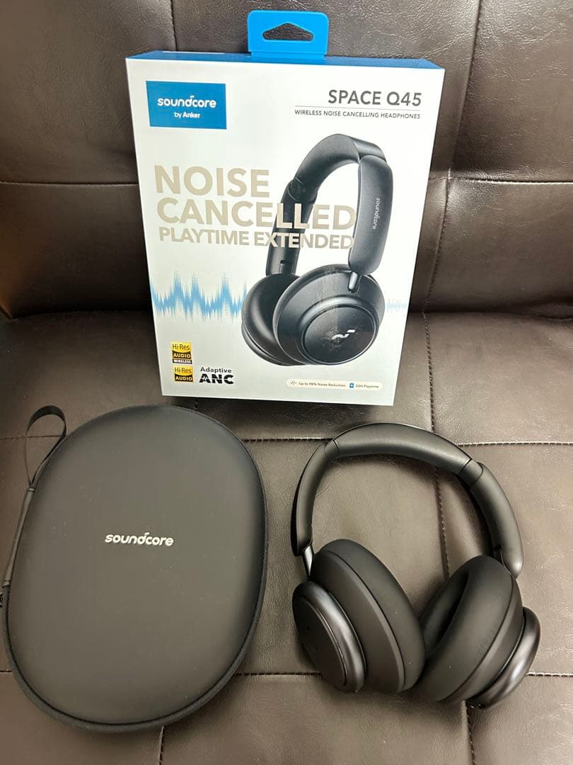 【美品】soundcore SPACE Q45 ワイヤレスヘッドホン