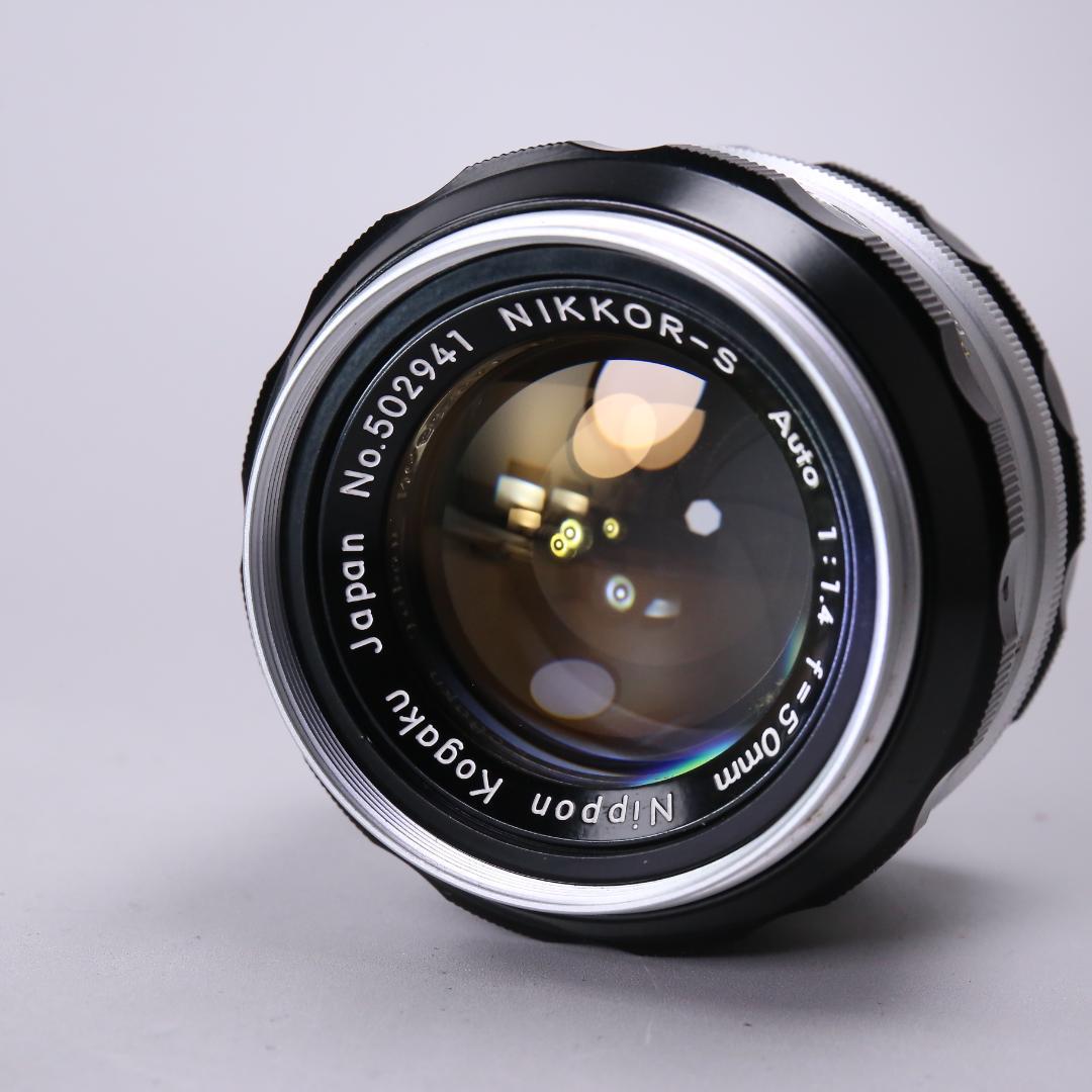 ☆完全動作☆Nikon F 50mm F1.4 アイレベル　＃501