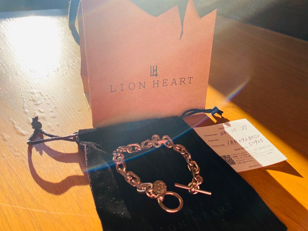 LION HEART-ライオンハート-サイドカットファットチェーンブレスレット