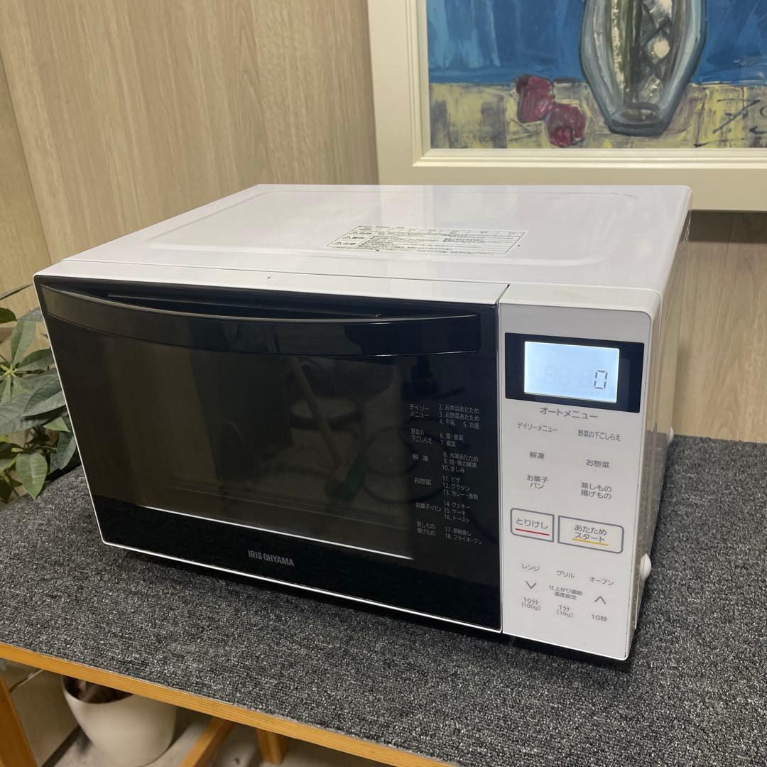 2022年製　iris ohyama オーブンレンジ　MO-F1807-W