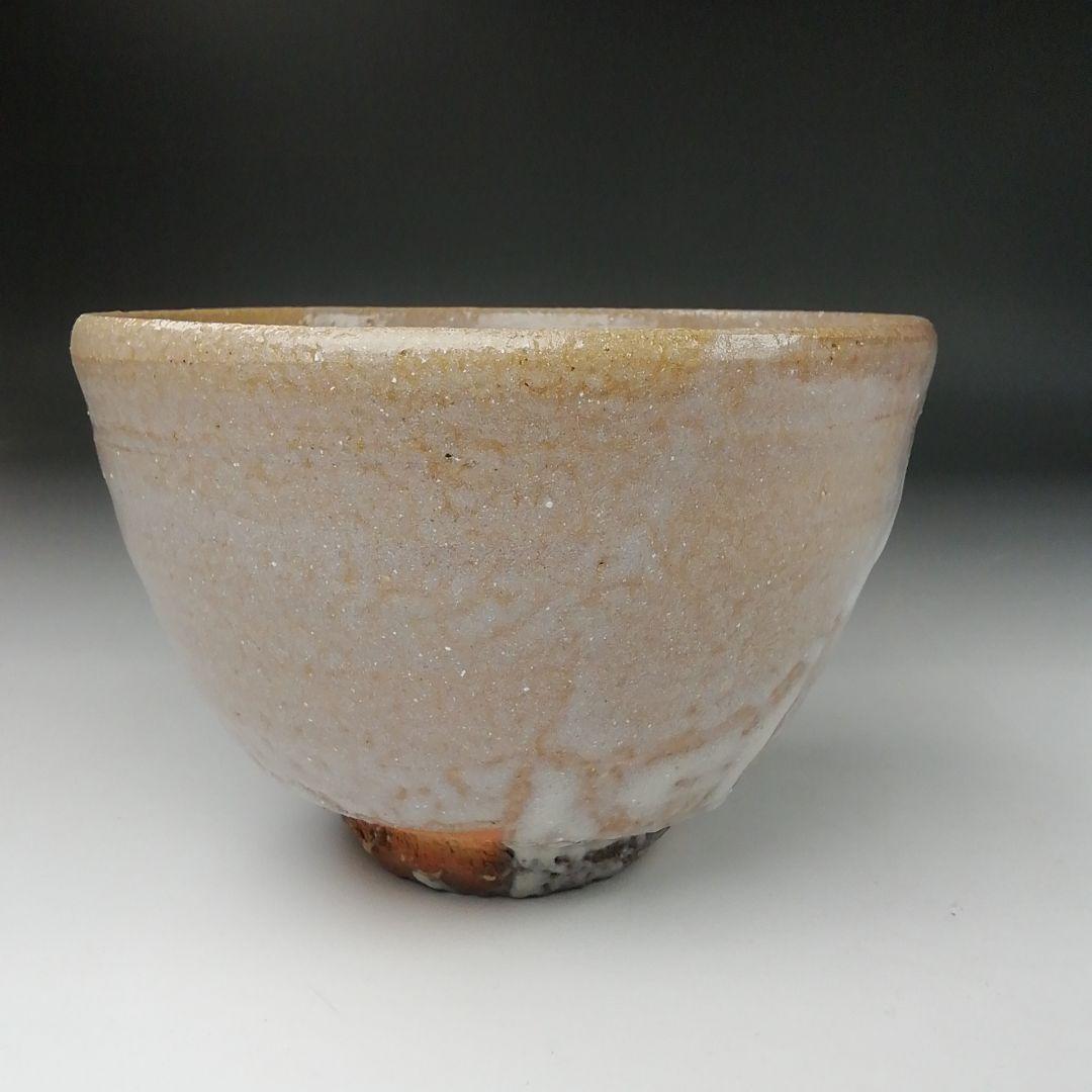 Ｔ３８２　茶碗　『梅華皮はぜ釉　茶碗』『七十四代　朝日豊斎』共箱　抹茶碗　茶道具