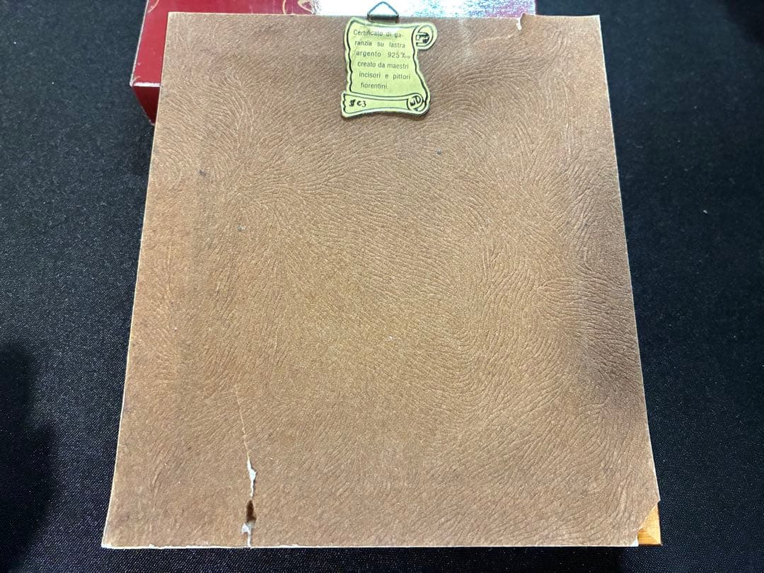 銀 SV925 アート フレーム 額縁 インテリア 風水 アンティーク 額装