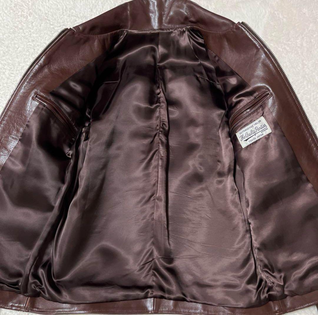 WACKO MARIA Mワコマリア レザージャケット ステアハイド SMOKE