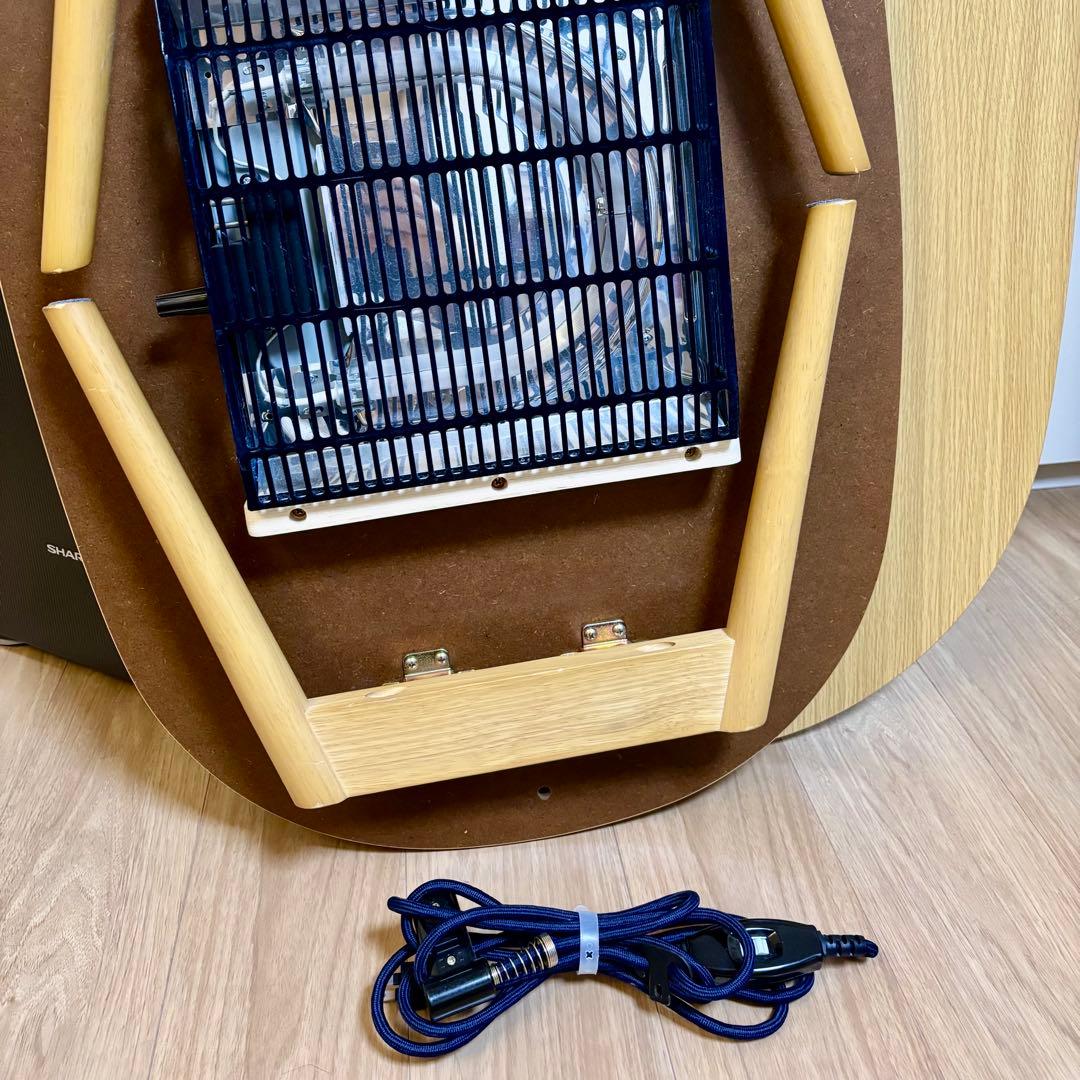 【美品】山善　楕円型折りたたみこたつ