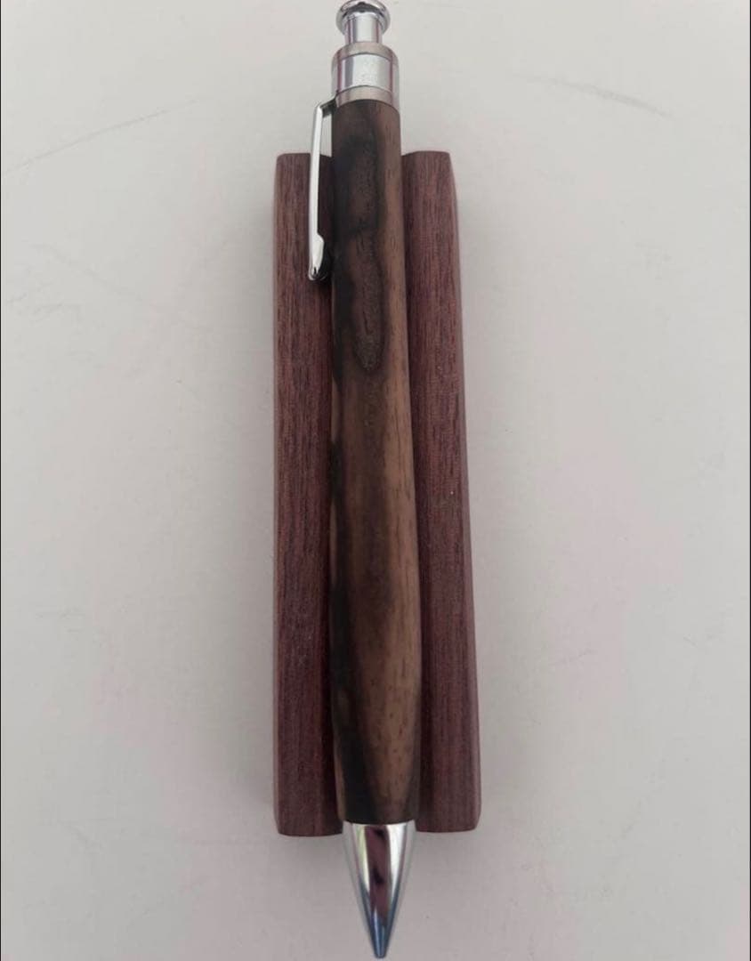 工房楔　ペンシル楔　黒柿孔雀杢