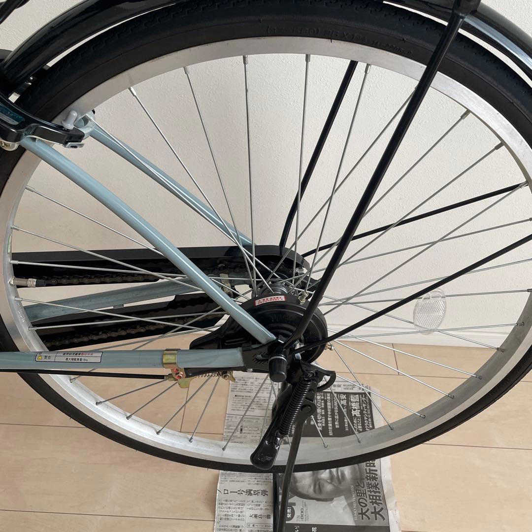 26インチ　自転車 シティサイクル 前カゴ付き