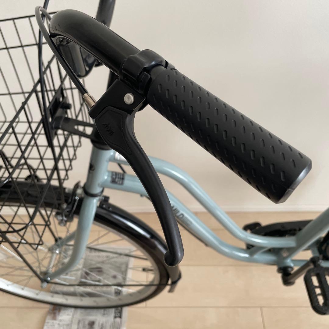 26インチ　自転車 シティサイクル 前カゴ付き